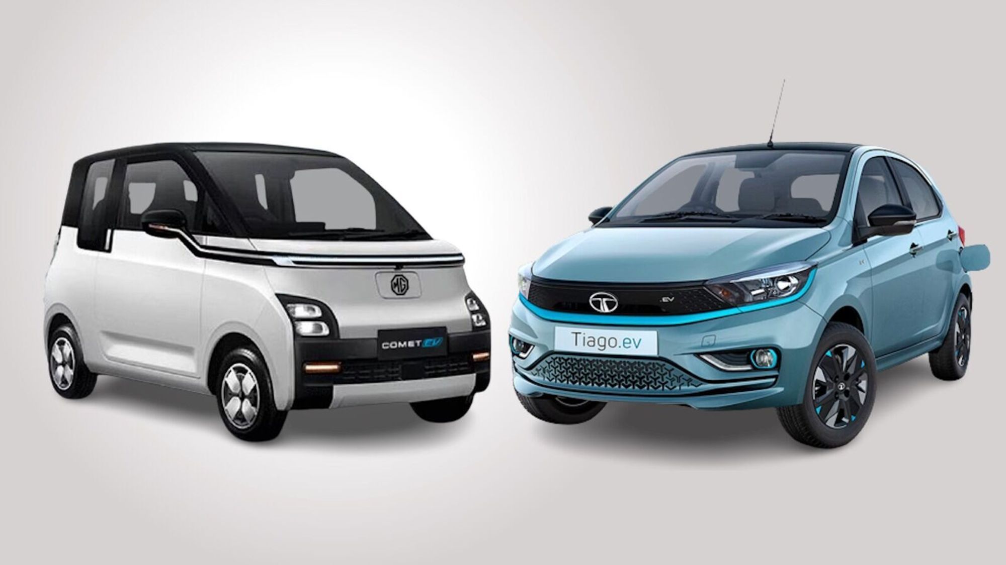 The battle of the budget EVs: Tata Tiago vs MG Comet EV